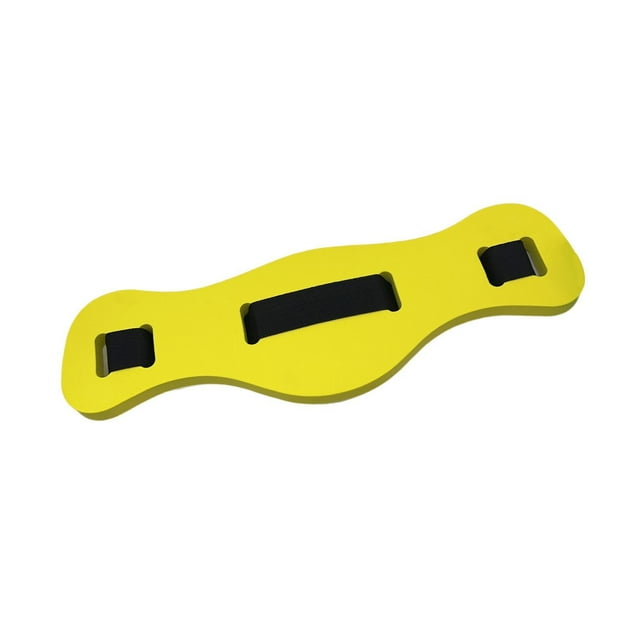 Cinturón de natación para niños y adultos Zulema Equipo de fitness acuático Asistente de flotación para la espalda Amarillo 62,5 cm x 2,5 cm x 24 cm
