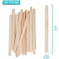 thumbnail image 2 of 100pcs 8oz Graduated Clear Plastic Measuring Cups with 100pcs Wooden Stirring Sticks for Mixing Paint, Pigments, Epoxy Resins, Resins, 2 of 6