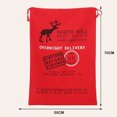 thumbnail image 4 of Venta al por mayor de sacos navideños de Papá Noel 2023 con cordón 50x70, saco rojo suave de Papá Noel para niños con cuerda, 4 of 4