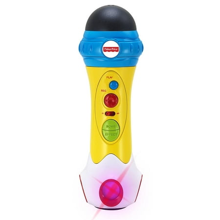 Music Recording Equipment - Microphone/Karaoke - Music Rappin' Recording Microphone - Sing, Record & Playback - Designed for Kids, Designed just for kids! By Fisher Price Music ()