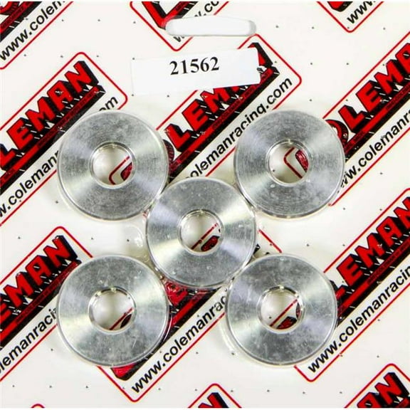 Coleman Machine 21562 0.5 in. Screw on Wide 5 Wheel Spacer - Pack of 5