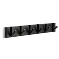 thumbnail image 1 of POINTERTECK Hooks No Drilling Wall\-mounted Hanger Rack Non\-rusting Organizer Non\-slip Black 6 Hooks, 1 of 9