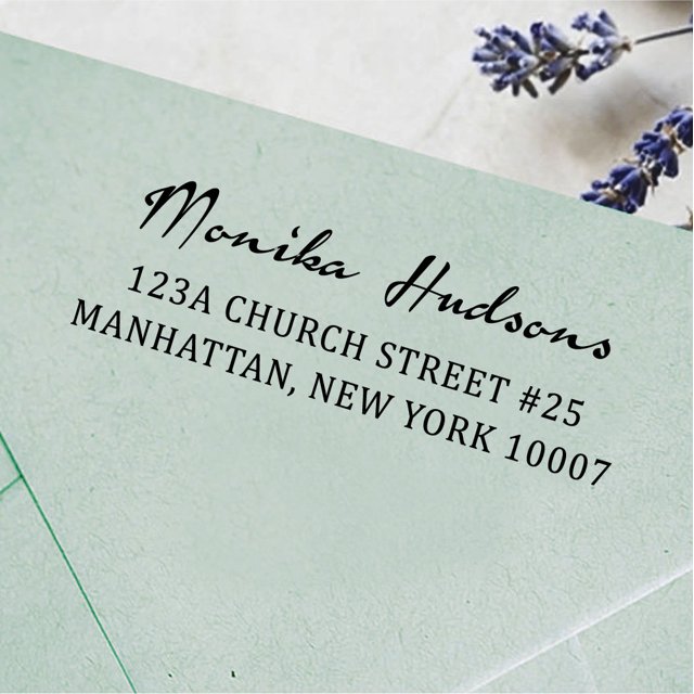 Custom Self Inking Return Address Stamp Personalized Wedding Invite Stamp Proposal Gift Idea