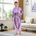 thumbnail image 5 of IAUYY Unisex Adult Onesie Pajamas Ultra-Soft Crystal-Soft Fabric, Halloween Adult Onesie Pajamas Adults,With a Zipper Plus Size Onesie Pajamas, Cabbage, 5 of 7