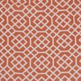 thumbnail image 3 of Semi-Sheer Embroidered Quatrefoil Curtain Panels, Rust, 3 of 4
