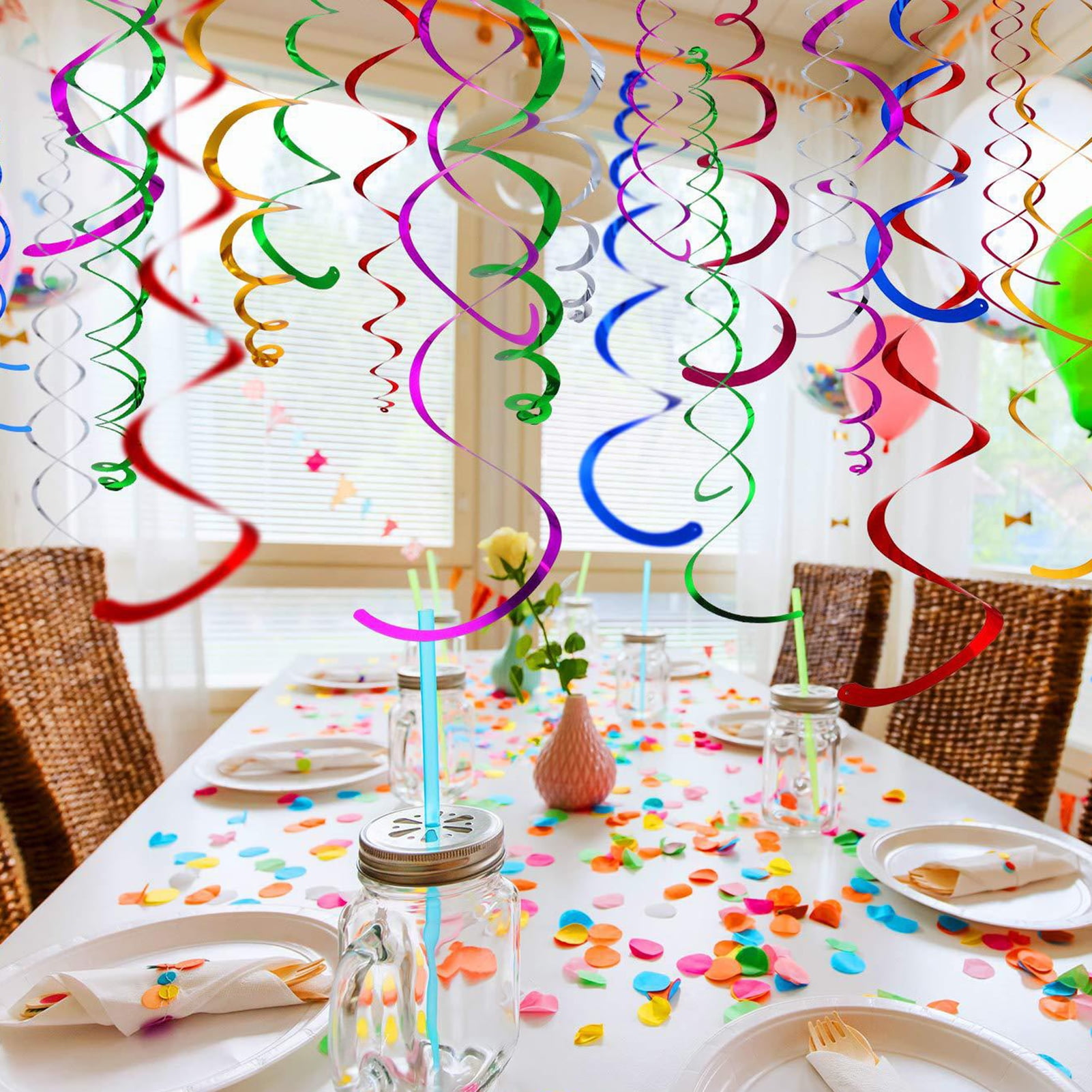 Hesroicy Colorful Wall Pendant Set with Hooks - Tear-Resistant, Scratch ...