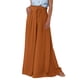 thumbnail image 1 of Pantalones PRETTYGARDEN Palazzo de Pierna Ancha Marrón XXL, 1 of 9