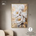 thumbnail image 5 of Art Remedy Elegant Flower Art Canvas, 36" x 54", Gold Frame, Blooming in the Golden Mist, 5 of 7