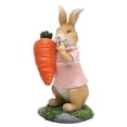 thumbnail image 1 of CIMAXIC easter Resin Bunny Decoration Easter Rabbit Decoration Lovely Home Decoration,5.51"X2.36"X2.56", 1 of 5