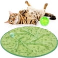 thumbnail image 3 of Simulated Interactive Hunting Cat Toy Fun Interactive Cat Toy Ball Cover Cat Toy Rolling Ball Mat Portable with Elastic ball 2 Modes Cat Ball with Auto Obstacle Avoidance for Indoor Cats, 3 of 9