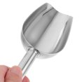 thumbnail image 4 of 3pcs Stainless Steel Ice Scoop Chips Shovel Multifunction Flour Scoopers Rice Shovel for Tea Candy Dessert Bean Food (8 Inches), 4 of 8