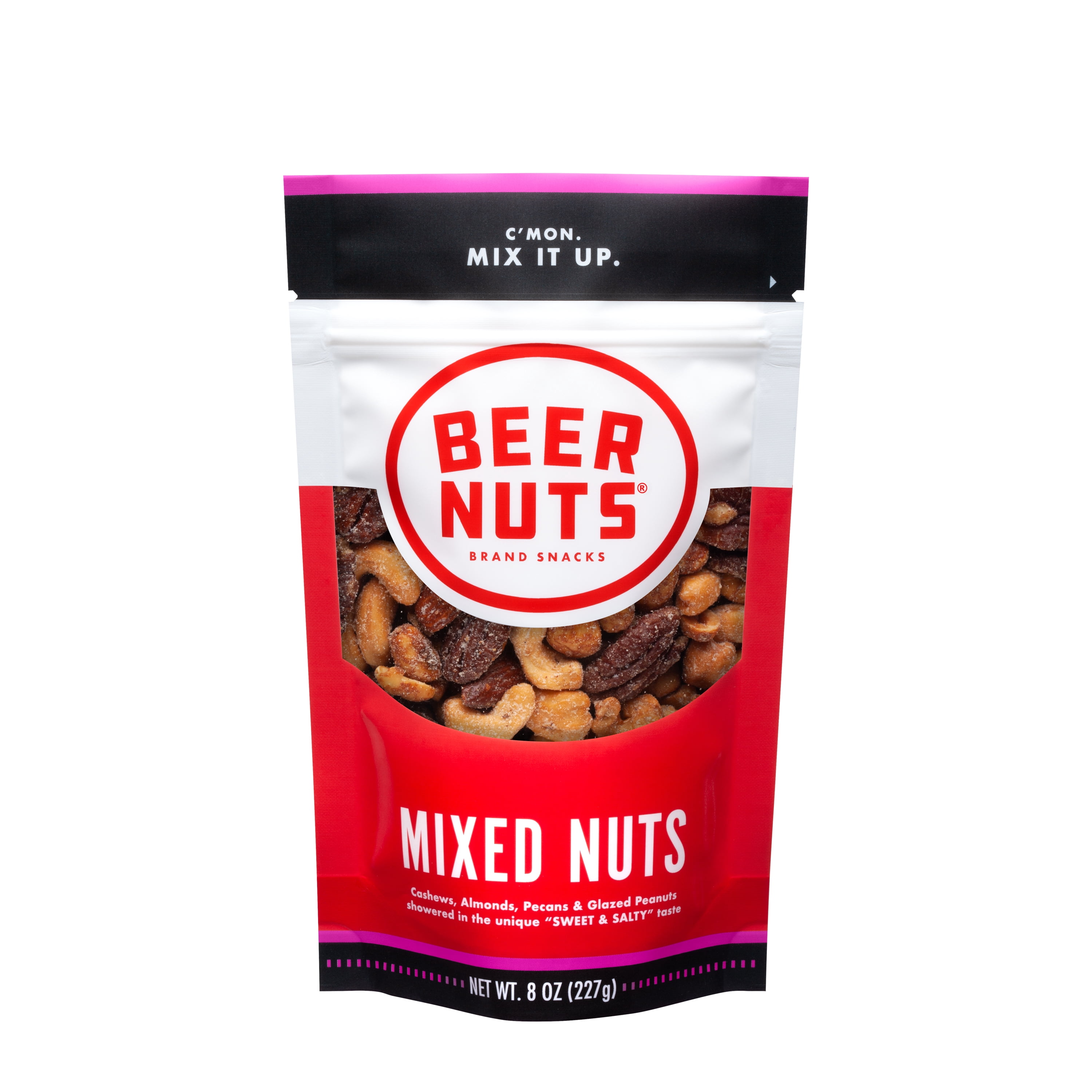 BEER NUTS Mixed Nuts HalfPounder 8 oz. Bag