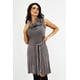 thumbnail image 5 of Vestido tejido cuello cascada Roman Fashion /Juvenil, 32162 (Gris) gris G, 5 of 6