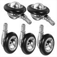 thumbnail image 1 of 5 Ruedas Giratorias para Sillas de Trabajo Pesado, Ruedas Silenciosas para Escritorio, Ruedas para Sillas de Computadora, Ruedas para Sillas de Oficina, 1 of 9