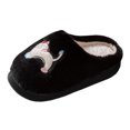 thumbnail image 3 of Plush Cat Slippers for Women Soft Cute Cozy Fleece Lined Platform House Shoes Cloud Memory Foam Bedroom Home Slip on, 3 of 4