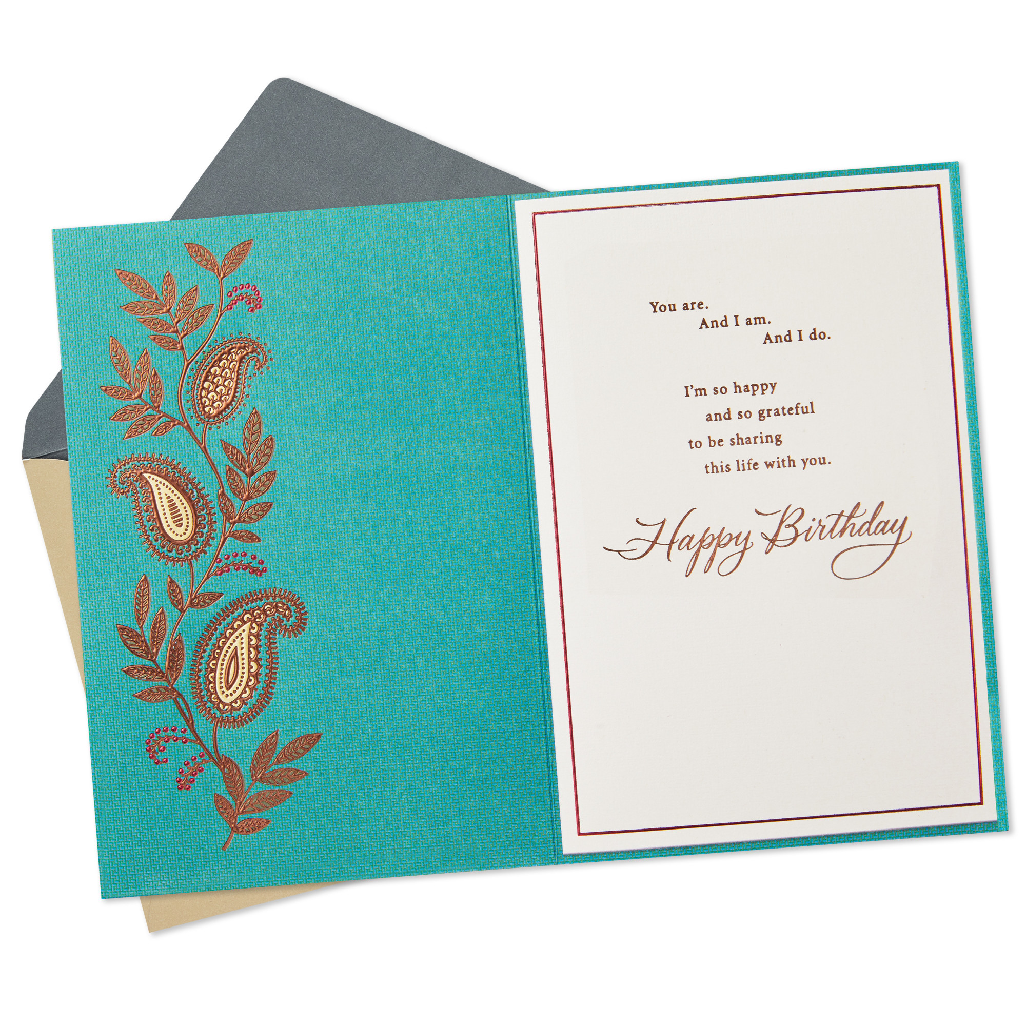 Hallmark Birthday Card for Husband (Grateful for You)