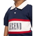 thumbnail image 3 of Wonder Nation Toddler Boys Rugby Polo Shirt with Short Sleeves, Sizes 12M-5T, 3 of 6