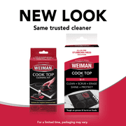 Weiman 5-In-1 Cook Top Complete Cleaning Kit - Includes Cream, Scrubbing Pad and Scraper Tool
