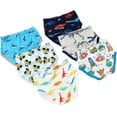 thumbnail image 3 of Boys Dinosaur Underwear Little Kids Car Briefs Childrens Cotton Breathable Shark Panties Toddler Comfort 6 Pack Underpants Size 4T, 3 of 6