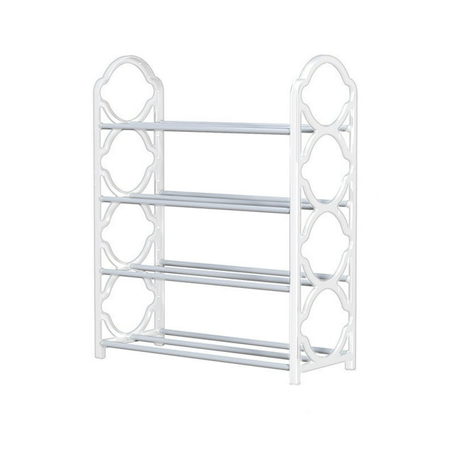 Shelves for Storage,Organizers and Storage Shoe Rack, Shoe Rack Storage Organizer with 4 Tiers Metal Shelves for Bedroom, Closet, Entry, Dorm Room Shoe Rack Organizer