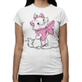 thumbnail image 4 of Disney The Aristocats Marie Bow Women's Short Sleeve Graphic T-Shirt ( White, S-XXL), 4 of 4
