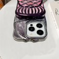 thumbnail image 2 of for iPhone Case,Luxury ElectroPlated Fish Shape Frame Glitter Sparkle Sparkly Soft Shockproof Phone Case (Purple,iPhone 15 Pro), 2 of 6