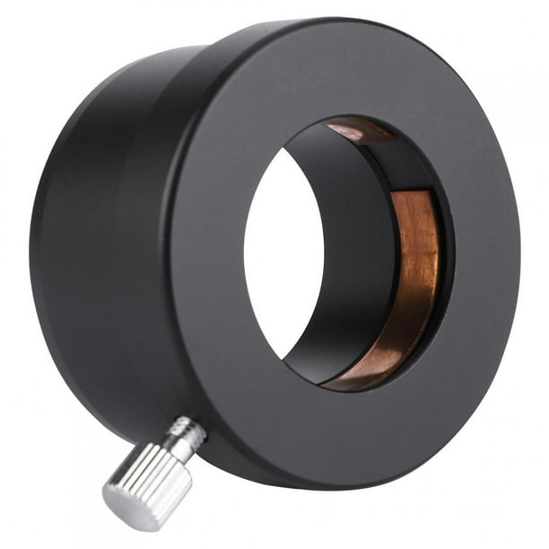 M Buder Adaptador de Montura de Ocular de Telescopio 2 a 1.25 Pulgadas (5.08 a 3.175 cm) Accesorio Metal Negro para Fotografía Astronómica Lente