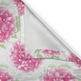thumbnail image 4 of Ambesonne Floral Valance Pack of 2, Peony Blossoms on Trellis, 42"X12", Pink Mint Green and White, 4 of 5