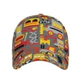 thumbnail image 2 of Disketp Cars Print Baseball Caps For Outdoor Sports Fashion Casual Outdoor Caps Men Women, 2 of 8