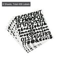 thumbnail image 3 of Self Adhesive Vinyl Letter Alphabet Number Stickers,Black 1" 76 Count/Sheet,6 Pack, 3 of 5