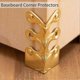 thumbnail image 5 of 10pcs Baseboard Corner Protectors-Brass Skirting Board Corner Protectors,Decorative Protector Cover,for Table Cabinet, 5 of 5