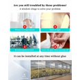 thumbnail image 3 of Window Privacy Film Spring Floral Stained Glass Window Film Decorative Sun Block Window Cover Modern Oil Painting Farmhouse Window Clings Static Adhesive Sticker for Bathroom 29.5"x78.7", 3 of 7