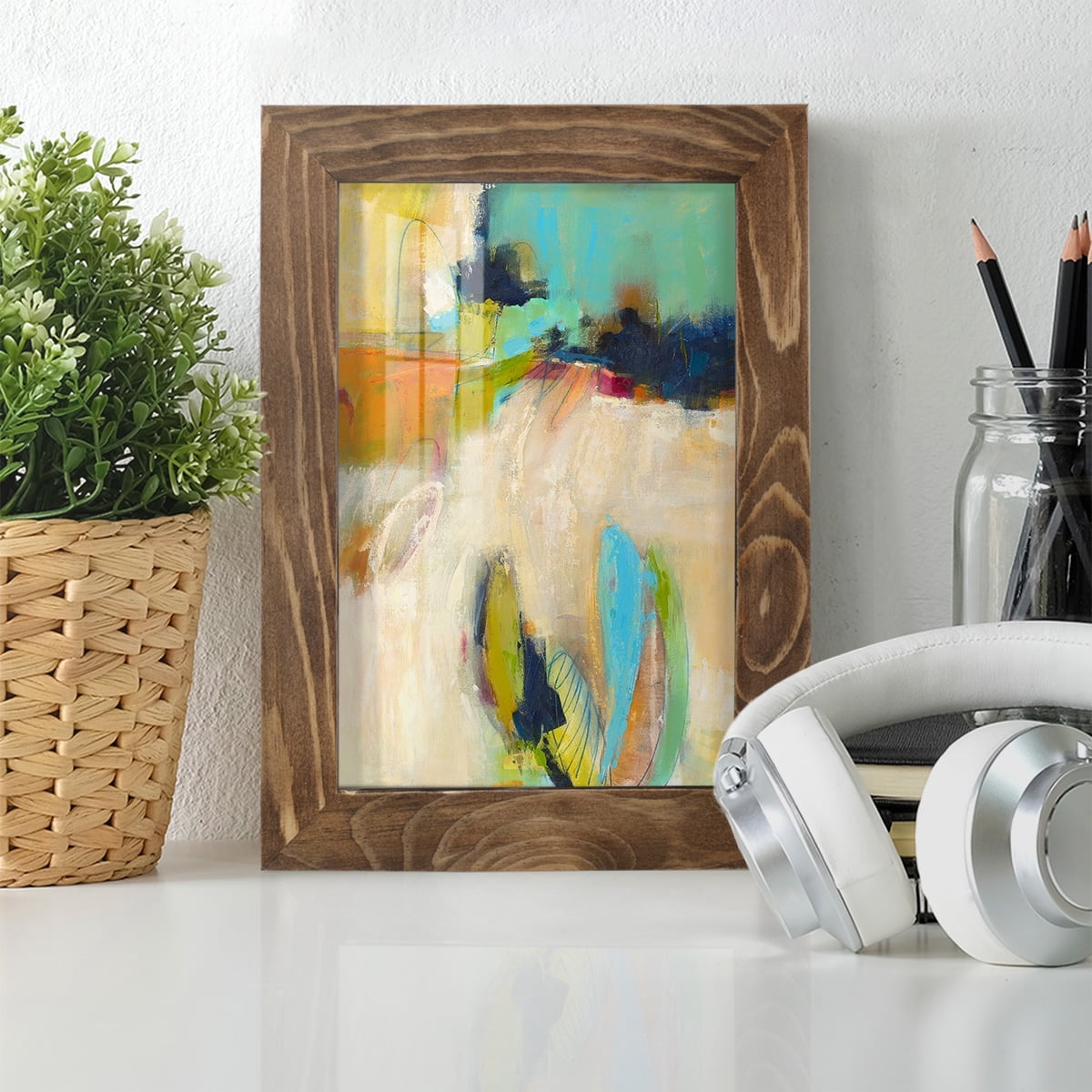 It All Adds Up - Framed Print w/glass - Walnut