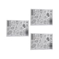 thumbnail image 3 of Sellos transparentes transparentes seguros para álbumes de recortes multiusos para tarjetas de felicitación para diarios para álbumes de fotos Amonsee Otros, 3 of 8