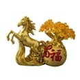 thumbnail image 4 of Estatua de caballo con forma de del dinero Feng Shui, adorno de la , coleccionable creativo para escritorio, dormitorio, negocios, festiva, 4 of 6