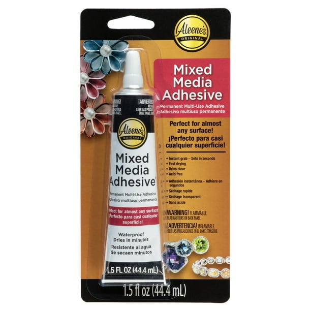 Aleene's Mixed Media Adhesive 1.5 fl oz, Clear, Permanent, Multi