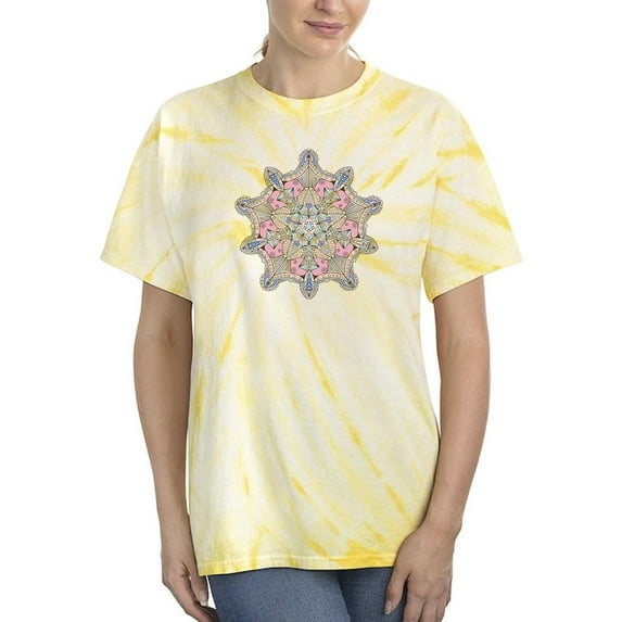 Round Gradient Tie Dye Cyclone Women -Image by Shutterstock, Female XX-Large