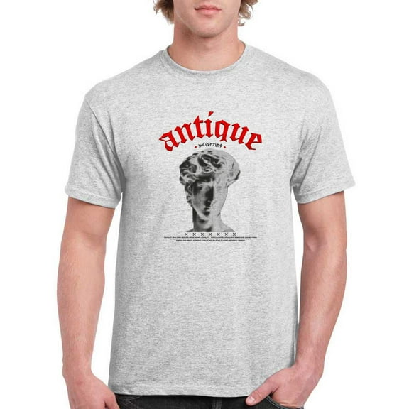 David Halftone Antique T-Shirt Men -Image by Shutterstock, Male 4X-Large