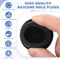 thumbnail image 3 of Uxcell 8 Pcs Tapón de Silicona en Forma de T, Diámetro 32 mm/1.26 Pulgadas, Tapón de Silicona Impermeable Reutilizable para Sellar Agujeros Redondos en Equipos de Tuberías, Negro, 3 of 7