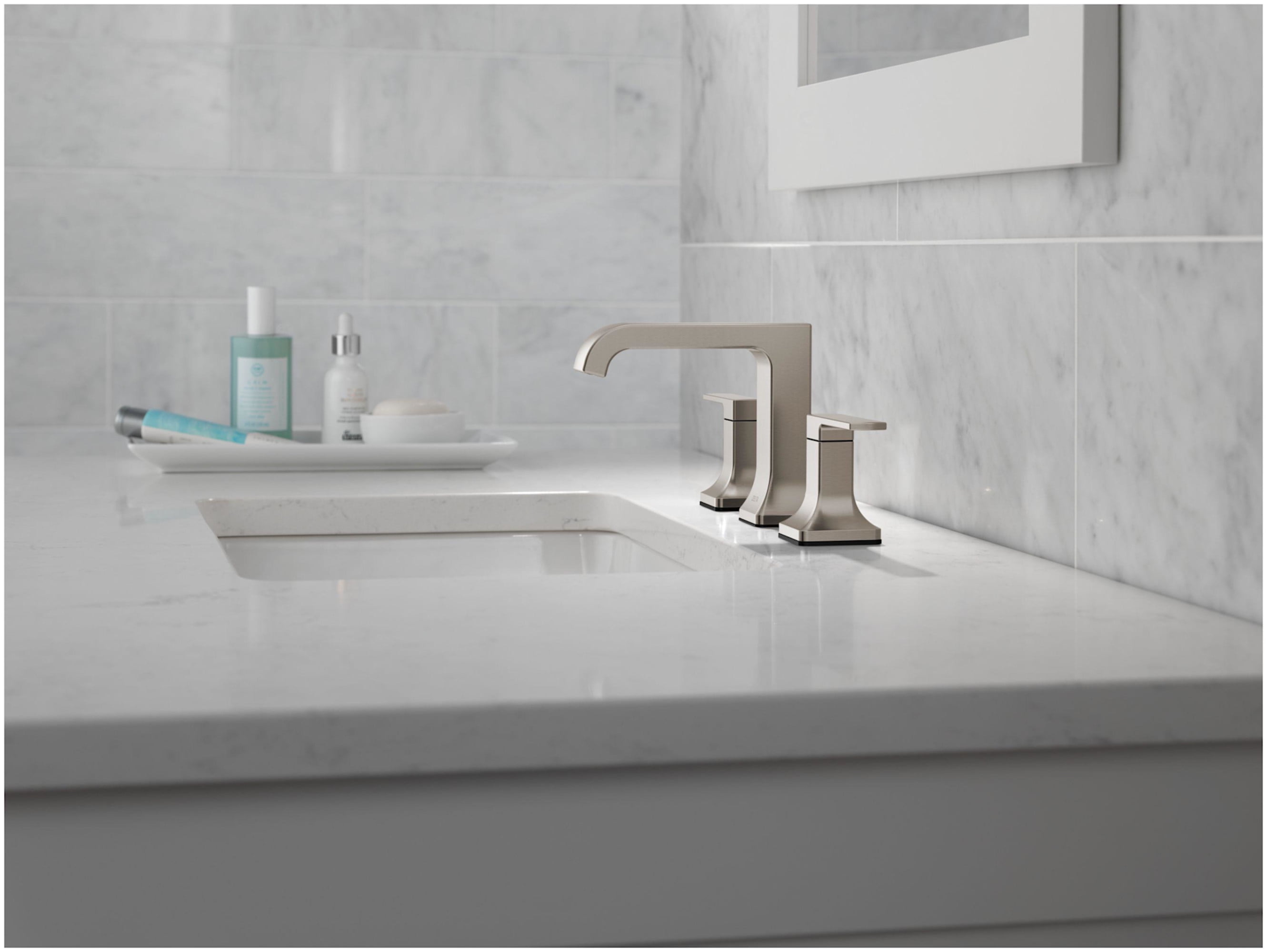 Delta 3539LF-SSMPU Velum 1.2 GPM Widespread Bathroom Faucet - Brilliance Stainless