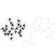 thumbnail image 1 of Paquete de 50 Piezas de Simulación de Modelo Ciencia Naturaleza Juguete Favor Decoración para hogar Negro Y Luminoso Resplandor E, 1 of 8