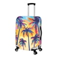 thumbnail image 2 of HELLHERO Vibrant Floral Confetti Luggage Cover Anti Abrasion Anti-aging Polyester Ammonia Travel Luggage Cover for Business Trip Airport Travel, 2 of 7