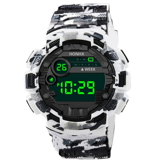 TIHLMK Mens Watches Honhx Luxury Mens Digital Led Watch Date Sport Men Outdoor Electronic Watch