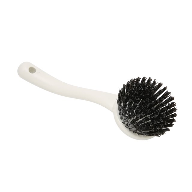 Cooktop Cleaning Brush, Durable Bristles Rust resistant Plastic Material Sink Cleaning Brush White For Household For Restaurant For Kitchen