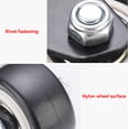 thumbnail image 2 of Qarigey 4 piezas de ruedas giratorias de 2 pulgadas con vástago giratorio, ruedas de carro silenciosas roscadas de 360 ​​grados, componente de Viajes, Equipaje y Accesorios Varios Qarigey AP018183-01, 2 of 6