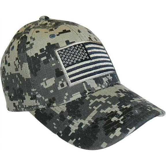 NTG Navy Army Digital Camo USA American Flag Tactical Baseball Hat Cap