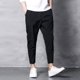 thumbnail image 2 of Pantalones de vestir a cuadros slim fit para hombre: tejido elástico, pierna estrecha y cónica, estilo informal de negocios, tallas M-XXXXL, mezcla de nailon y poliéster, 2 of 7