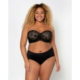 thumbnail image 4 of Curvy Couture BLACK Strapless Multi-Way Push-up Bra, US 38DDD, UK 38E, 4 of 4