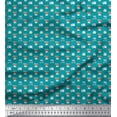 thumbnail image 1 of Soimoi Green Rayon Fabric Keyboard,Phone & Monitor Hardware Print Fabric by Yard 56 Inch Wide, 1 of 3