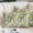 Lemon Green Light Purple, variant on Dark Sage Green Botanical Pillow Covers, Linen Long Throw Pillow Case, Spring Floral Summer Botanical Retro Holiday Pillow Protector Decorative Cushion Cover for Living Room/Bedroom 12" x 20"